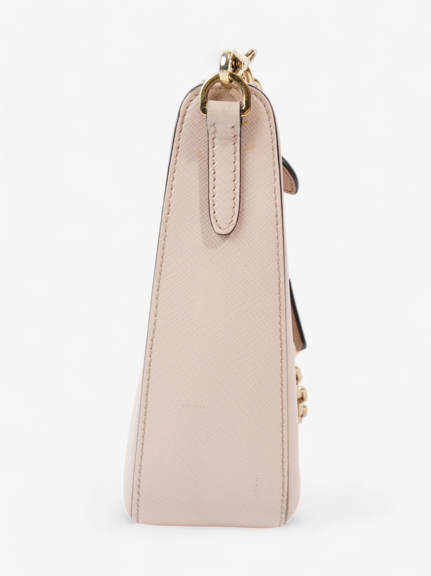 Prada Hobo Re-Edition 2005 Nude Saffiano Leather