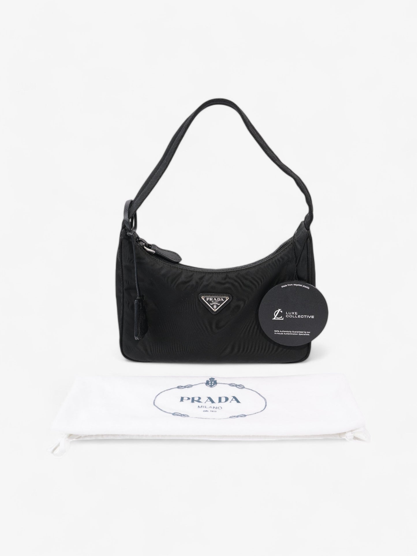 Prada Hobo Re-Edition 2000 Black Nylon
