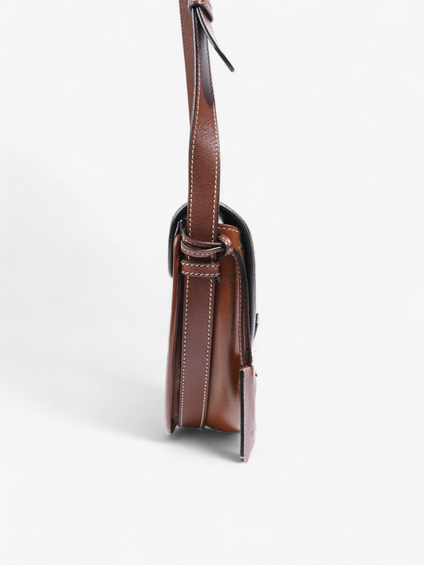 Gucci Padlock Shoulder Bag Black / Supreme Coated Canvas