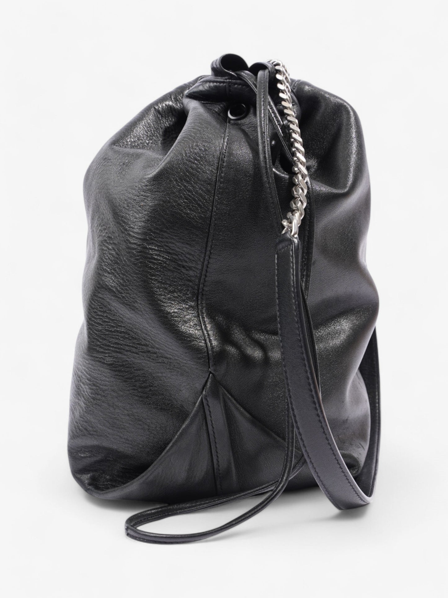 Saint Laurent Teddy Chain Black Leather