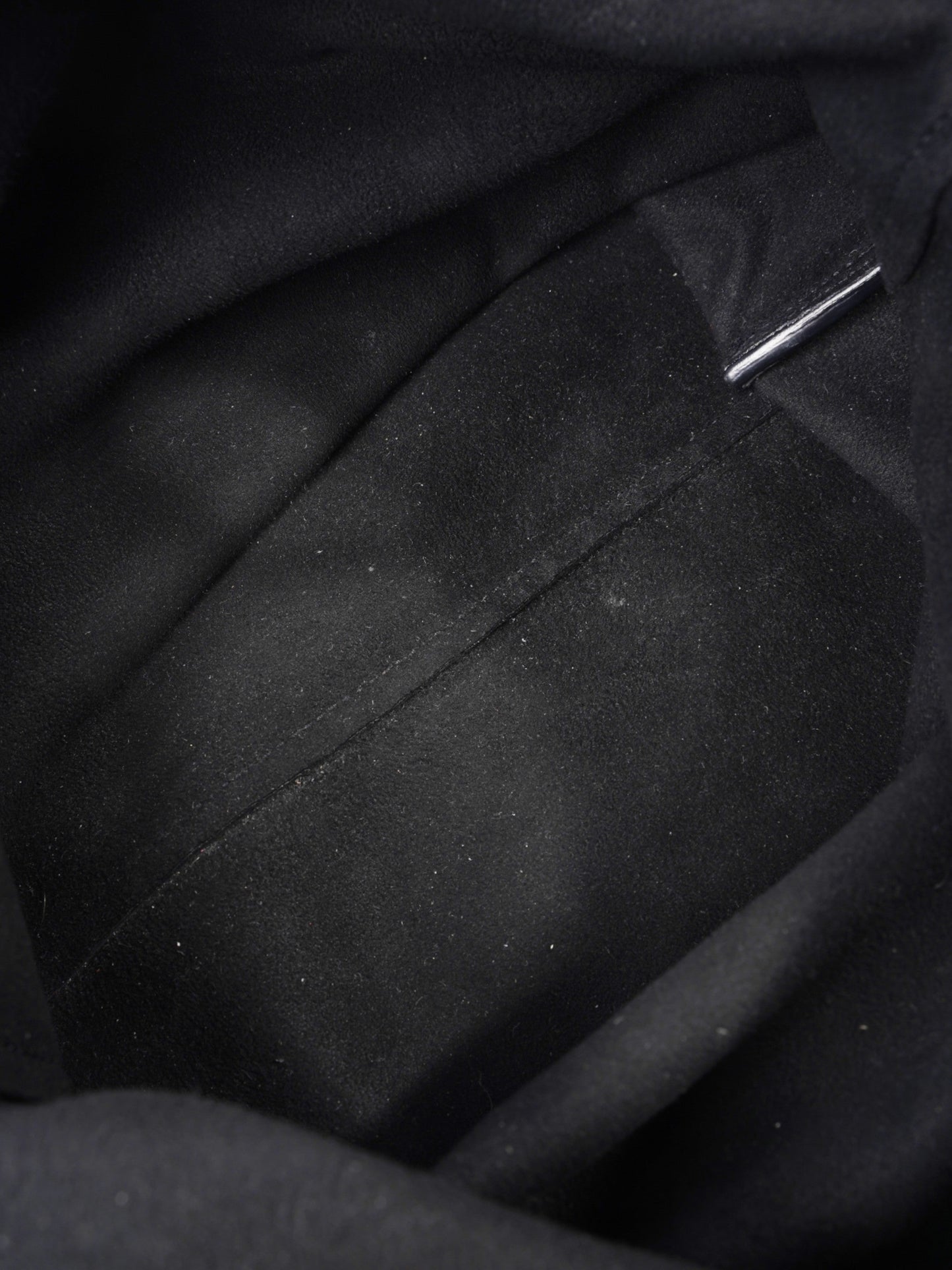 Saint Laurent Teddy Chain Black Leather