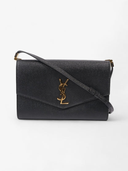 Saint Laurent Uptown Crossbody Black Leather Mini