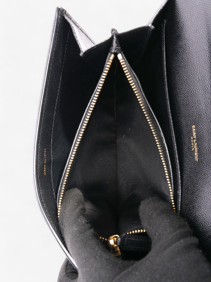 Saint Laurent Uptown Crossbody Black Leather Mini
