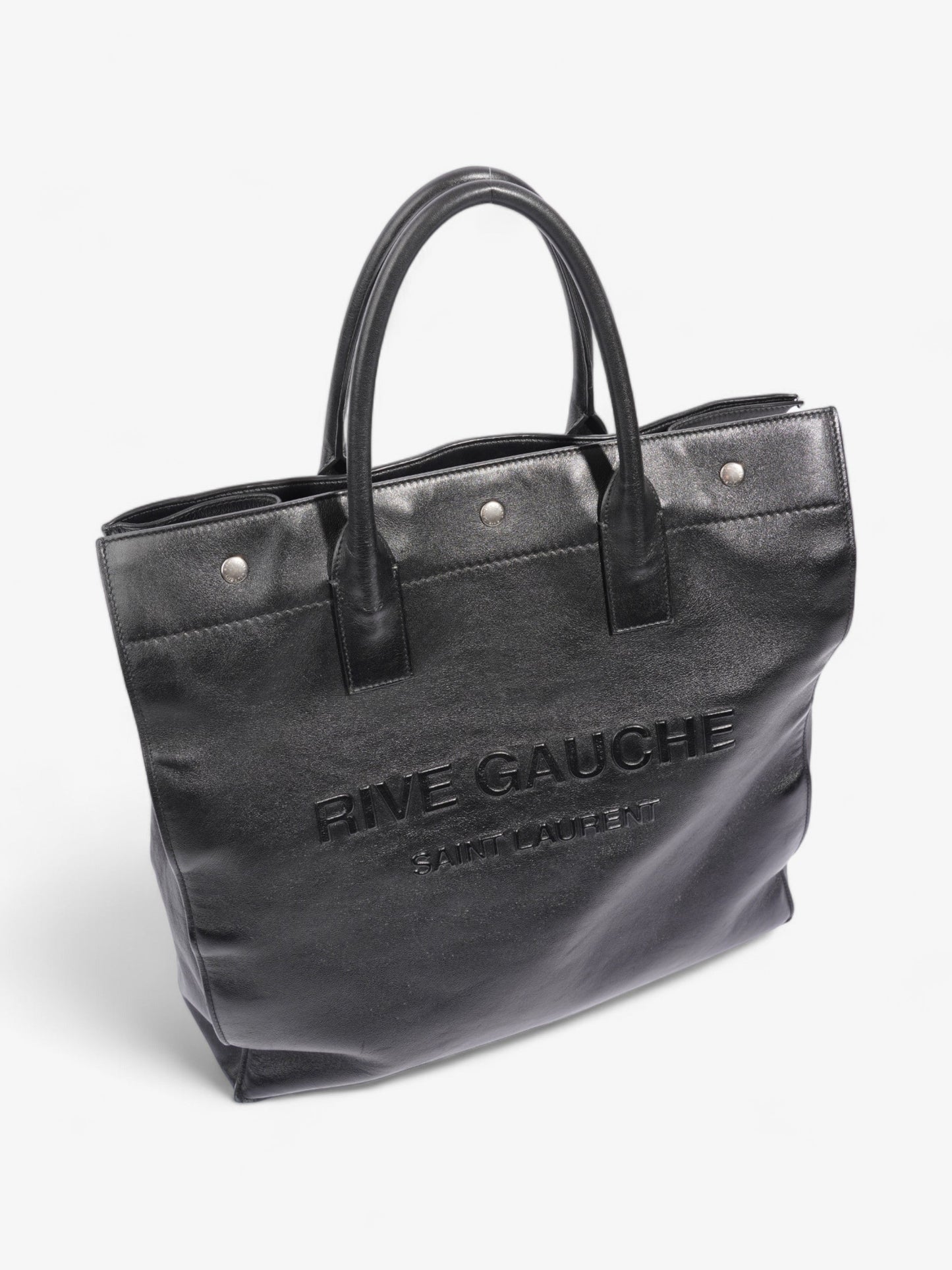 Saint Laurent Rive Gauche Black Leather Small