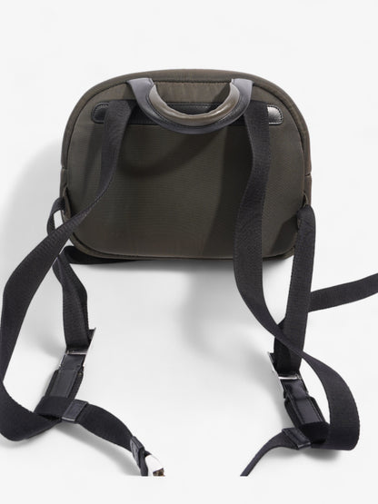 Prada Triangle Backpack Khaki Re Nylon