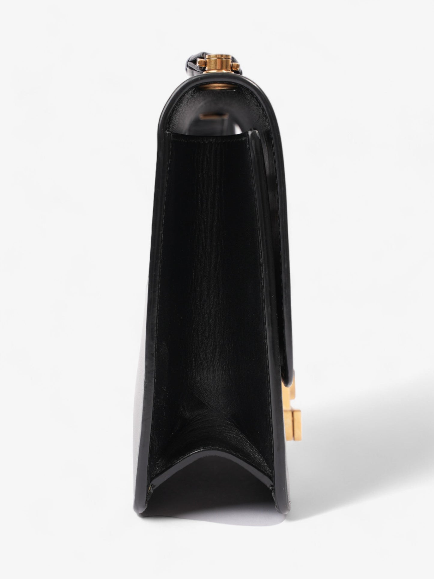 Saint Laurent Le Carré Black Leather Medium