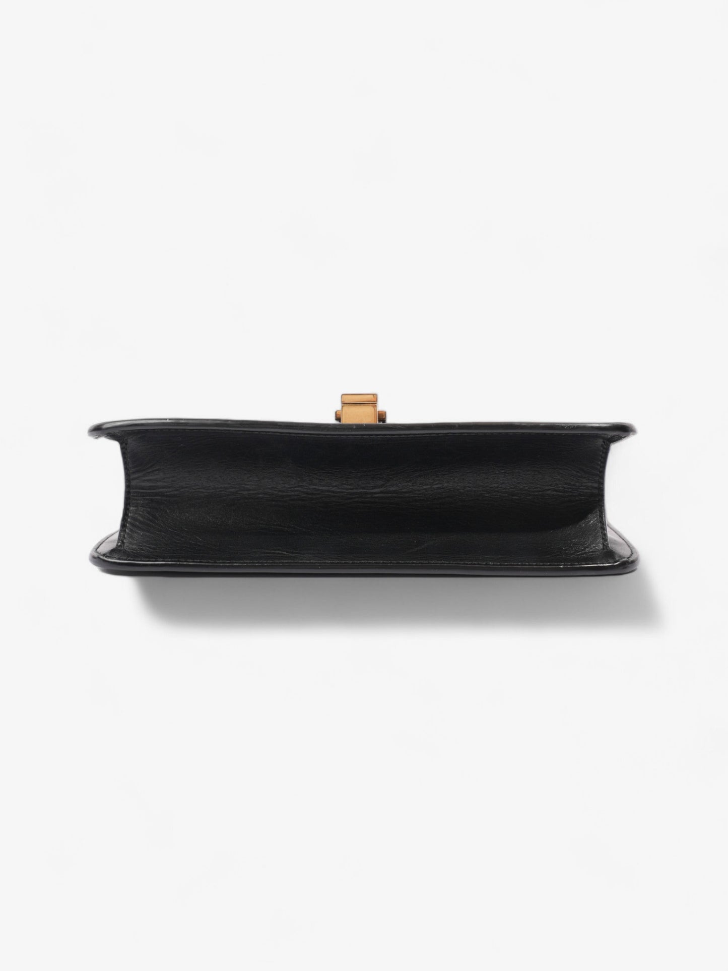 Saint Laurent Le Carré Black Leather Medium