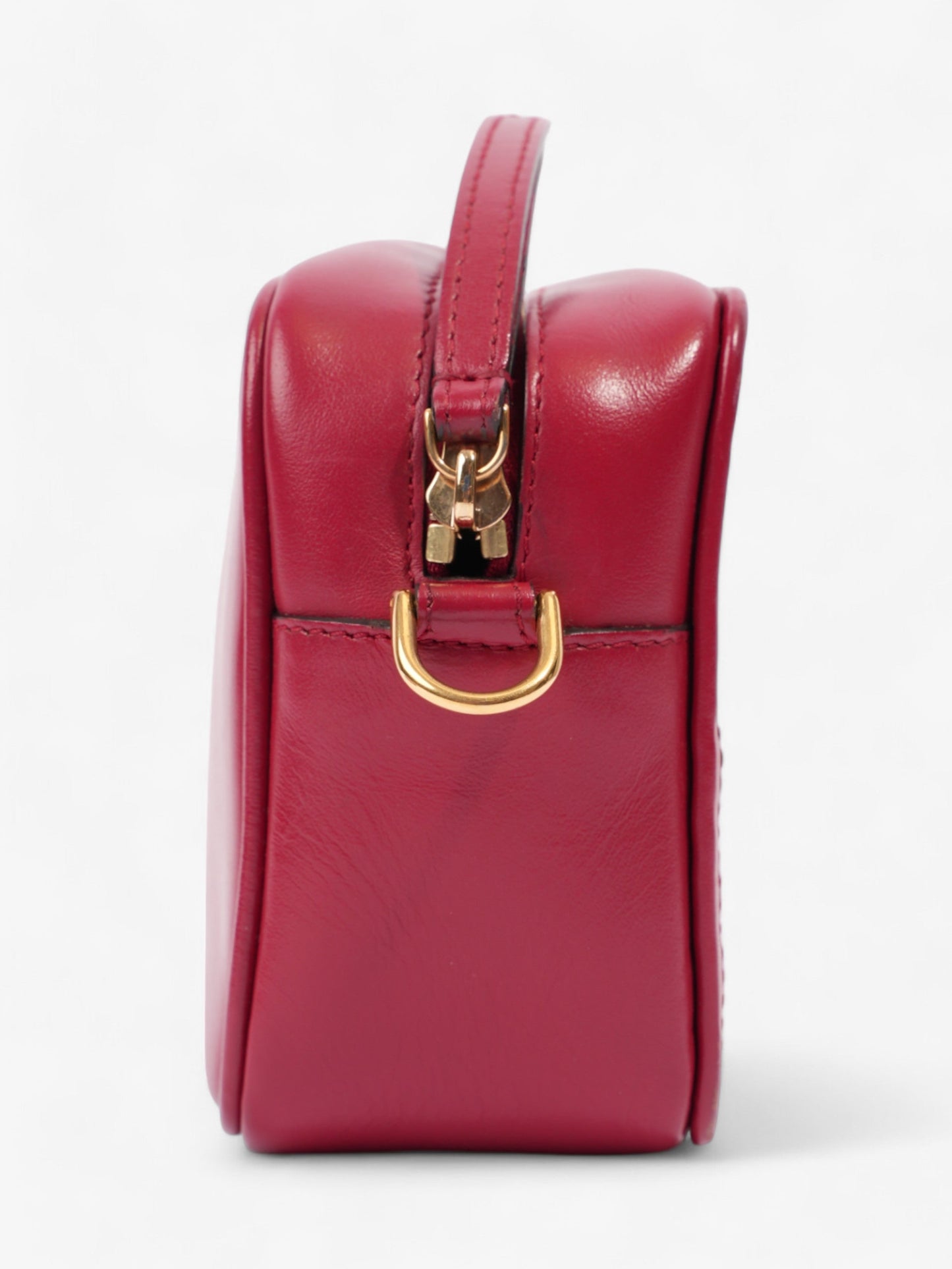 Fendi Camera Bag Red Leather Mini