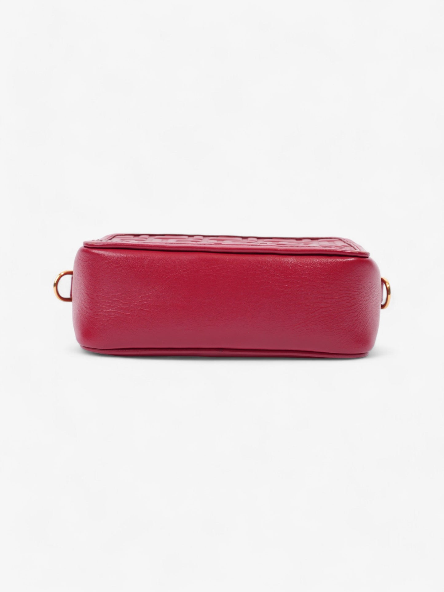 Fendi Camera Bag Red Leather Mini