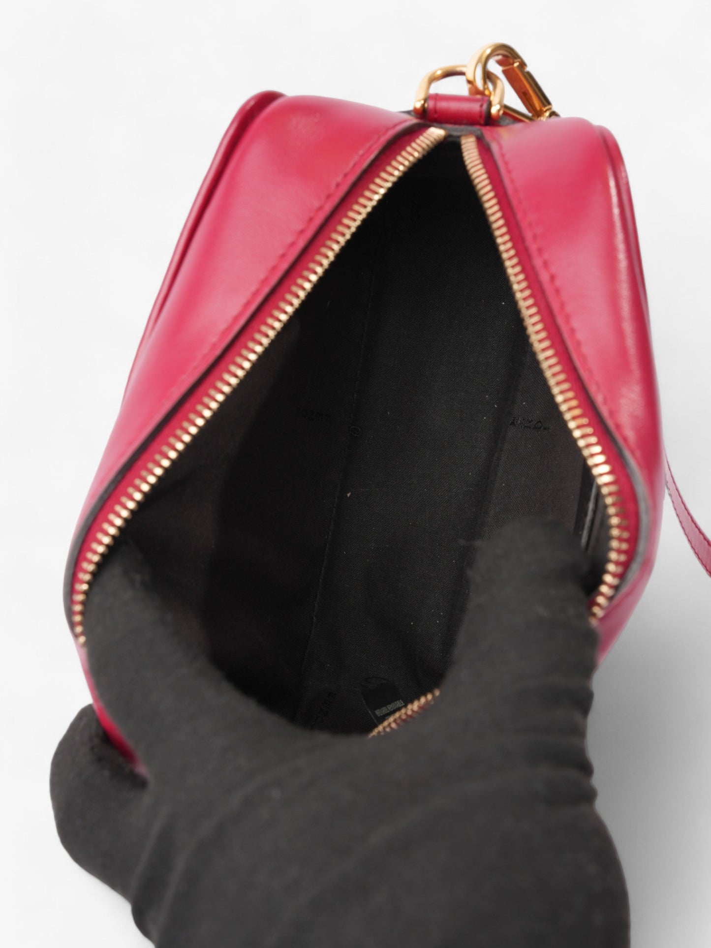 Fendi Camera Bag Red Leather Mini