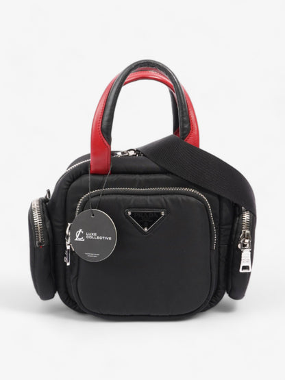 Prada Cargo Pocket Tote Black / Red Re Nylon