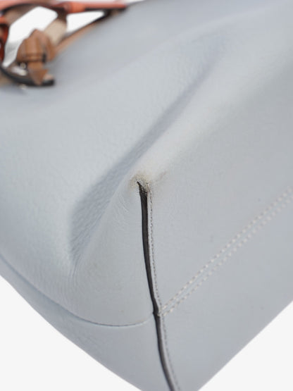 Fendi By The Way Baby Blue Leather Medium