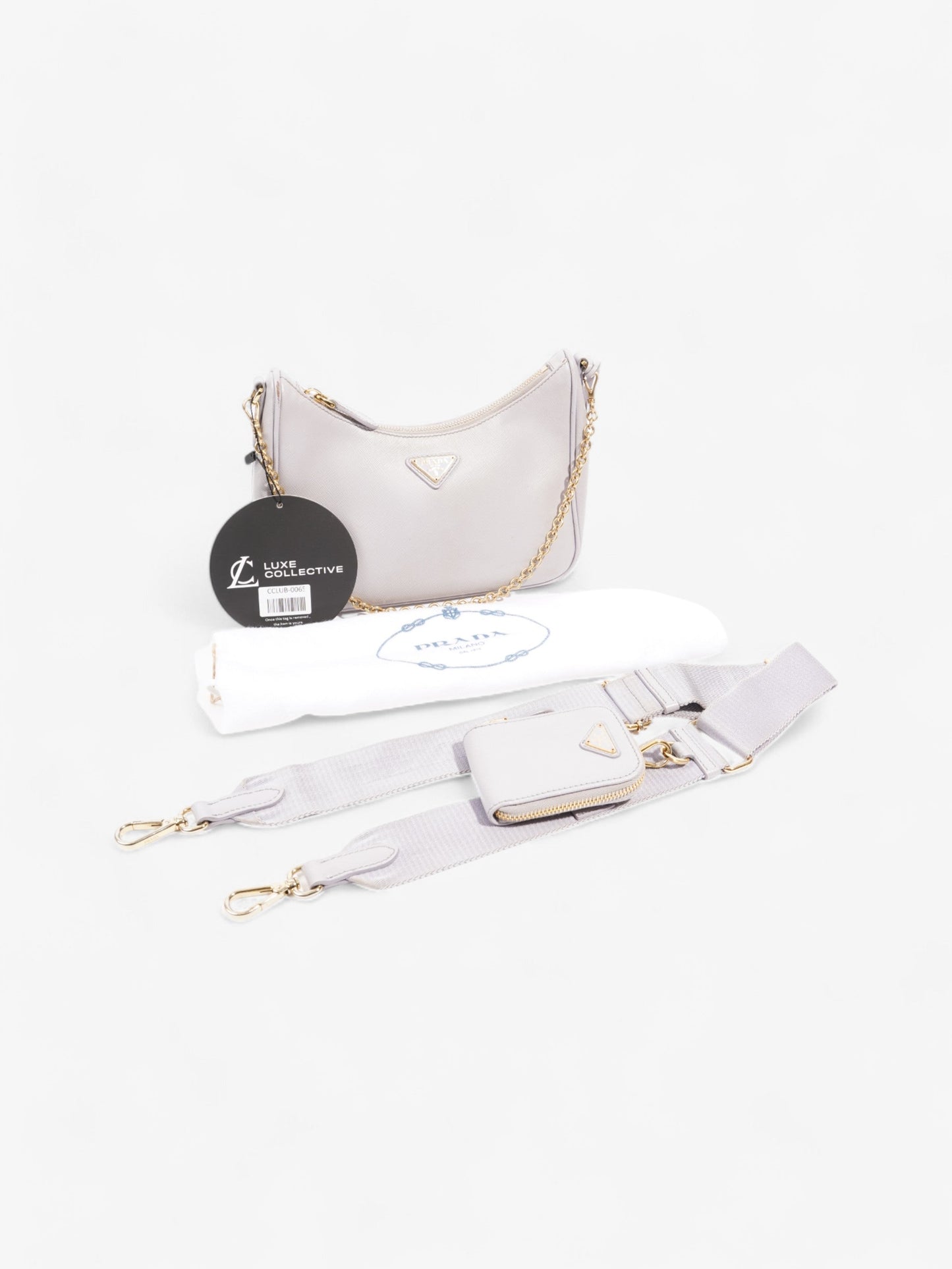 Prada Re-Edition 2005 Lilac Saffiano Leather
