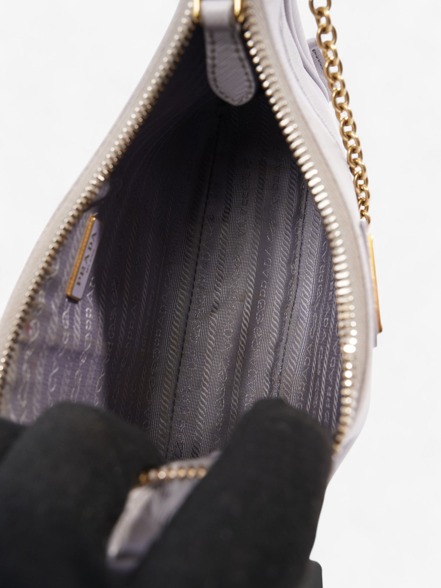 Prada Re-Edition 2005 Lilac Saffiano Leather
