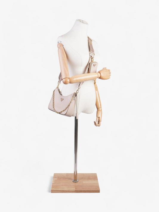 Prada Re-Edition 2005 Nude Saffiano Leather