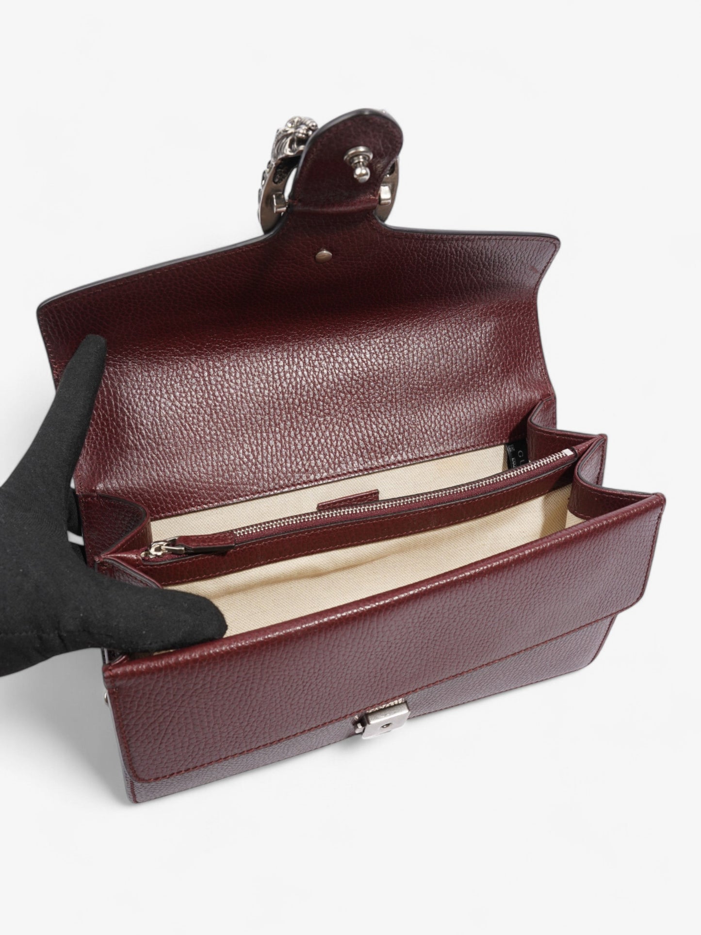 Gucci Dionysus Burgundy Leather Small