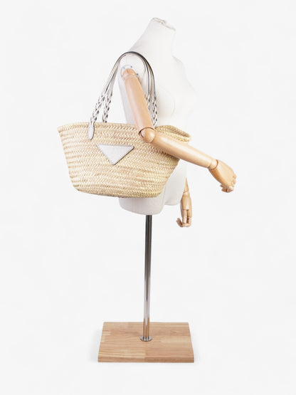 Prada Basket bag Beige / White Wicker