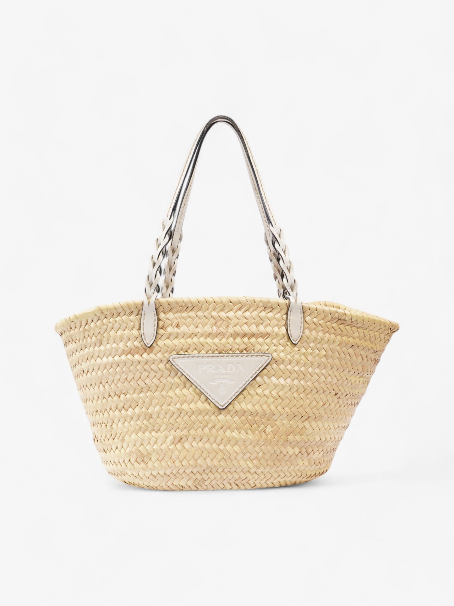 Prada Basket bag Beige / White Wicker