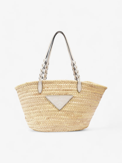 Prada Basket bag Beige / White Wicker