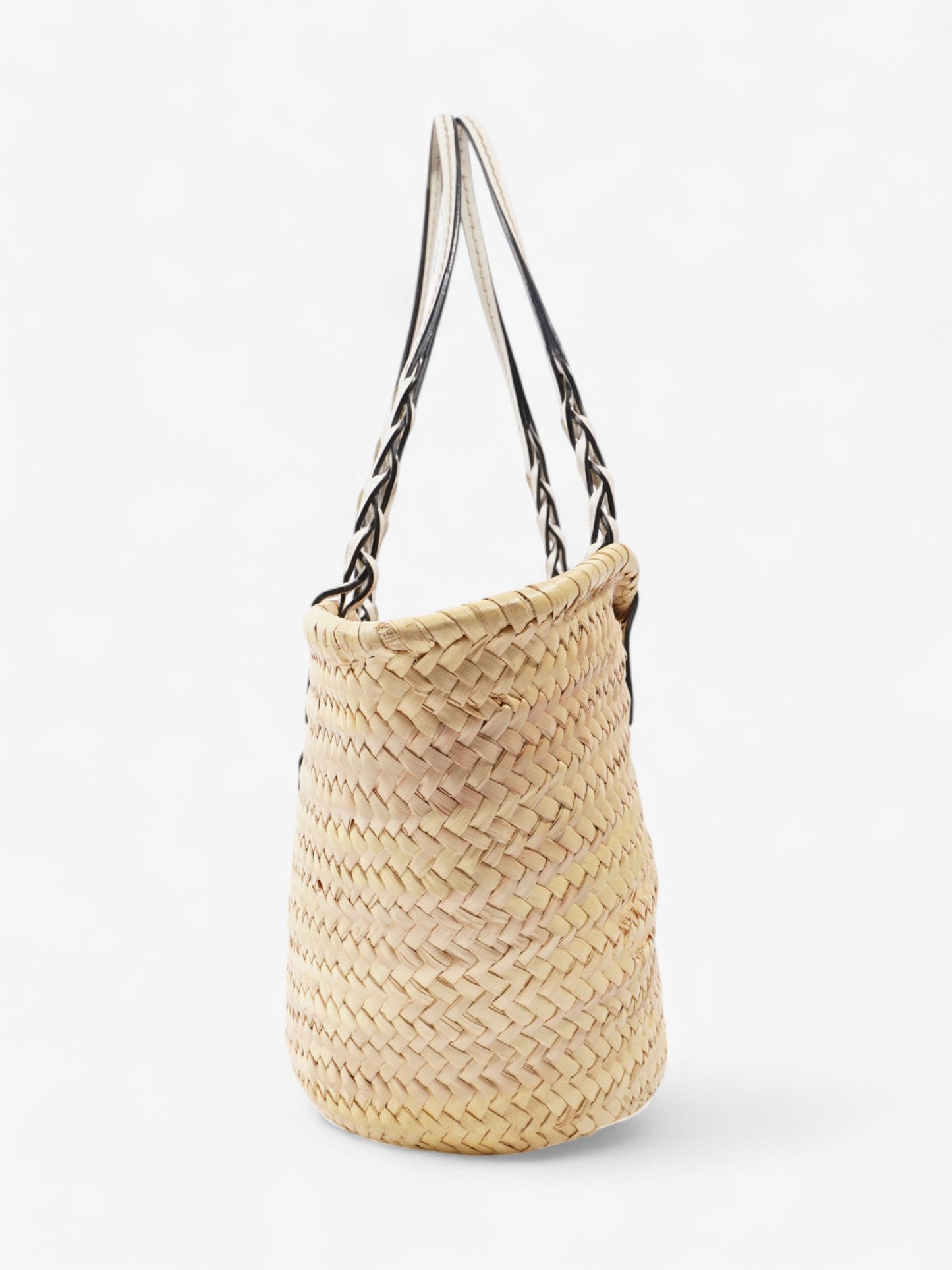 Prada Basket bag Beige / White Wicker