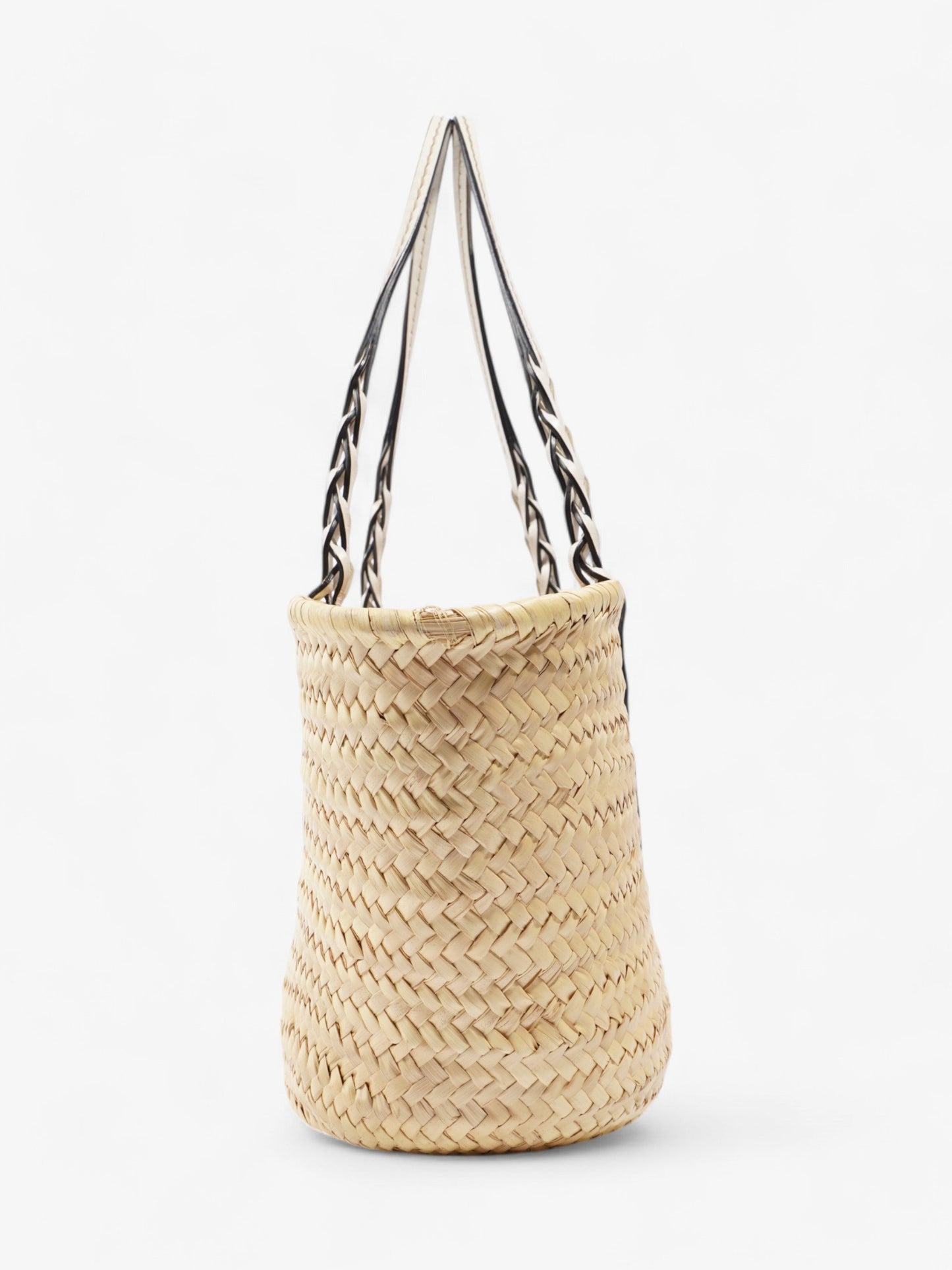 Prada Basket bag Beige / White Wicker