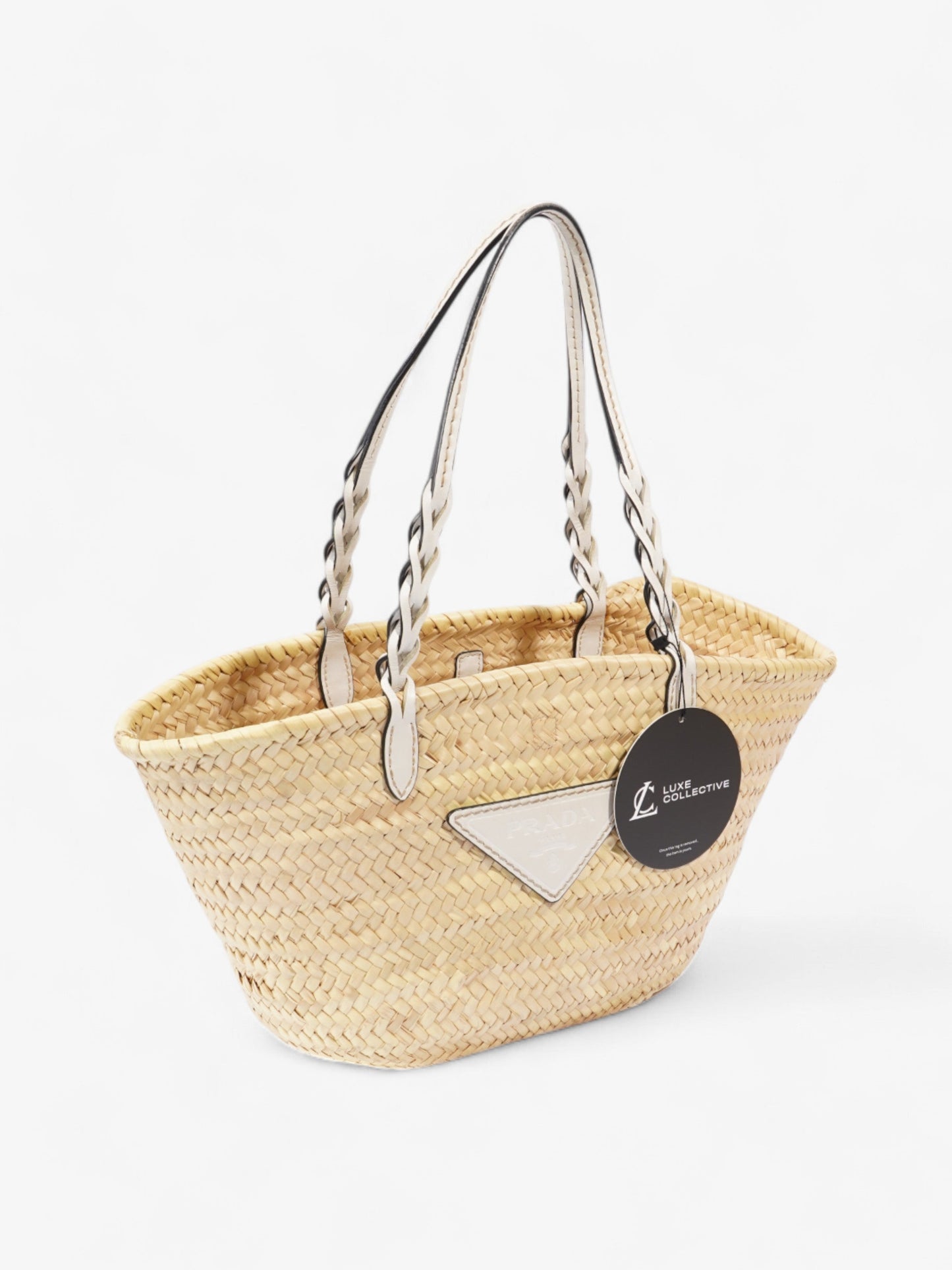 Prada Basket bag Beige / White Wicker