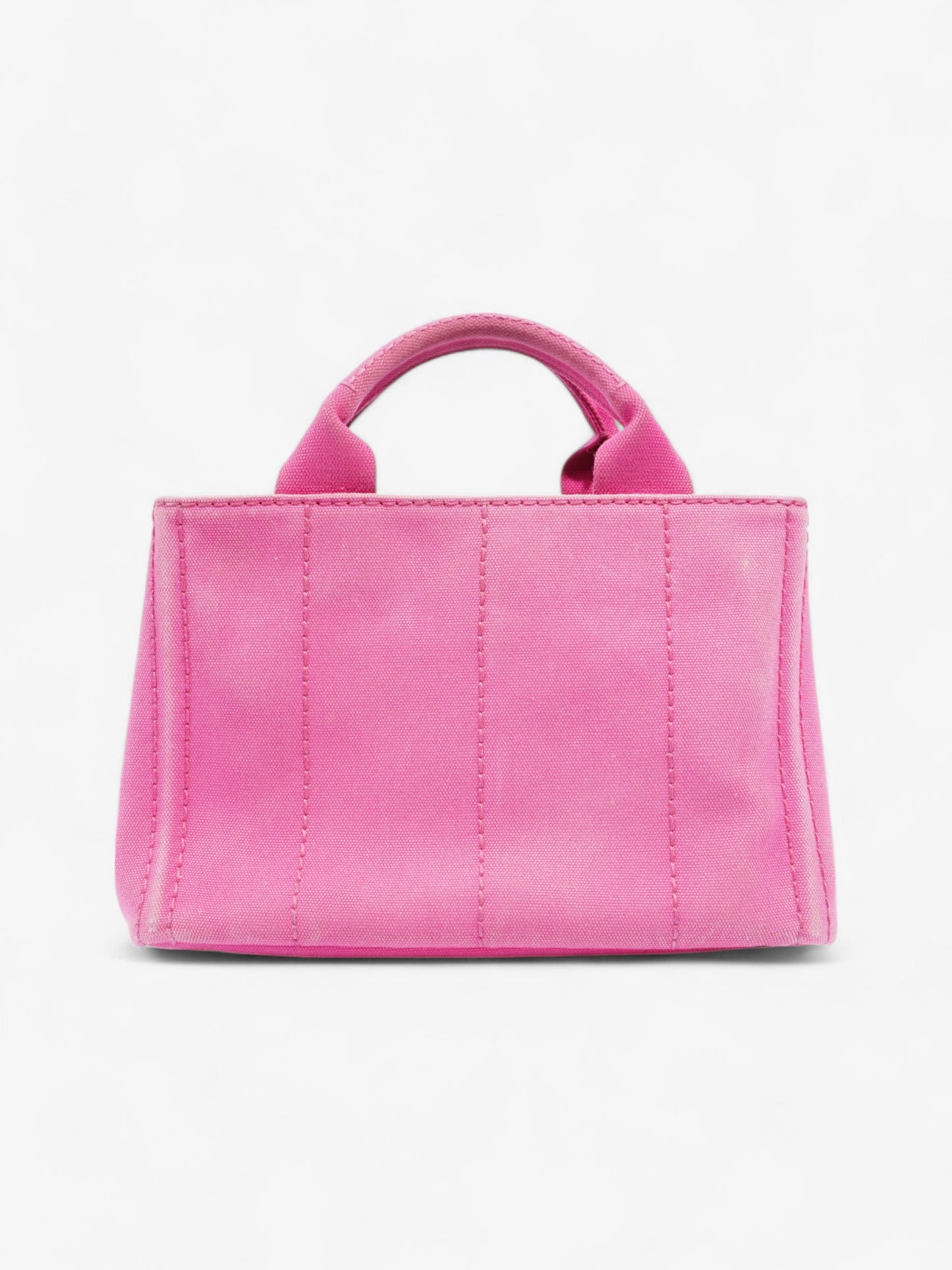 Prada Canapa Tote Pink Cotton