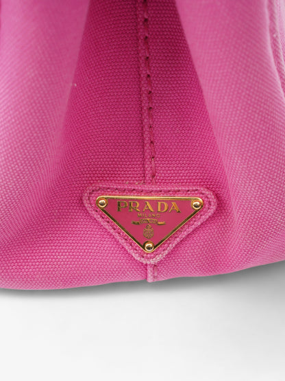 Prada Canapa Tote Pink Cotton