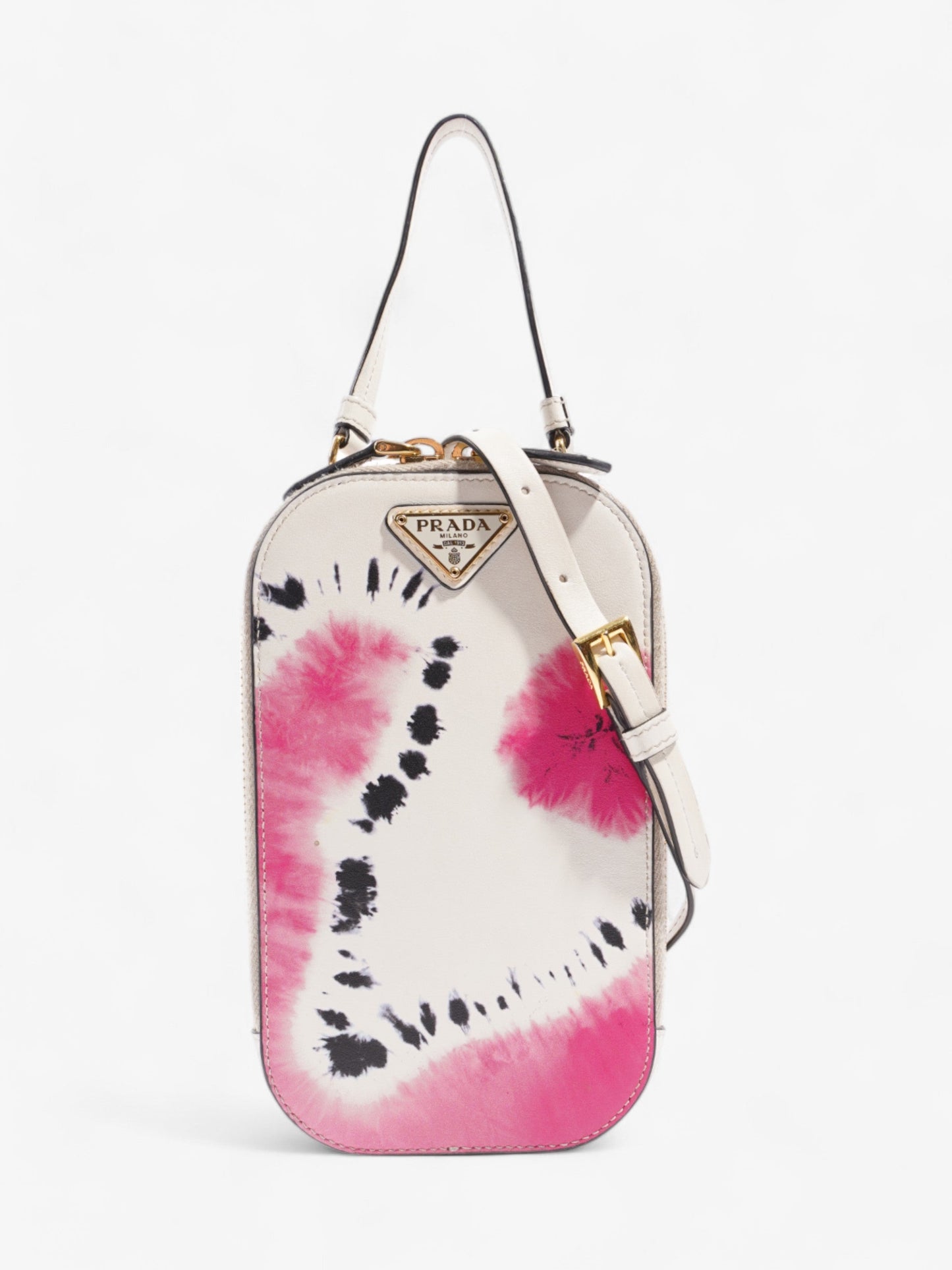 Prada Mini Bag White / Multi Leather