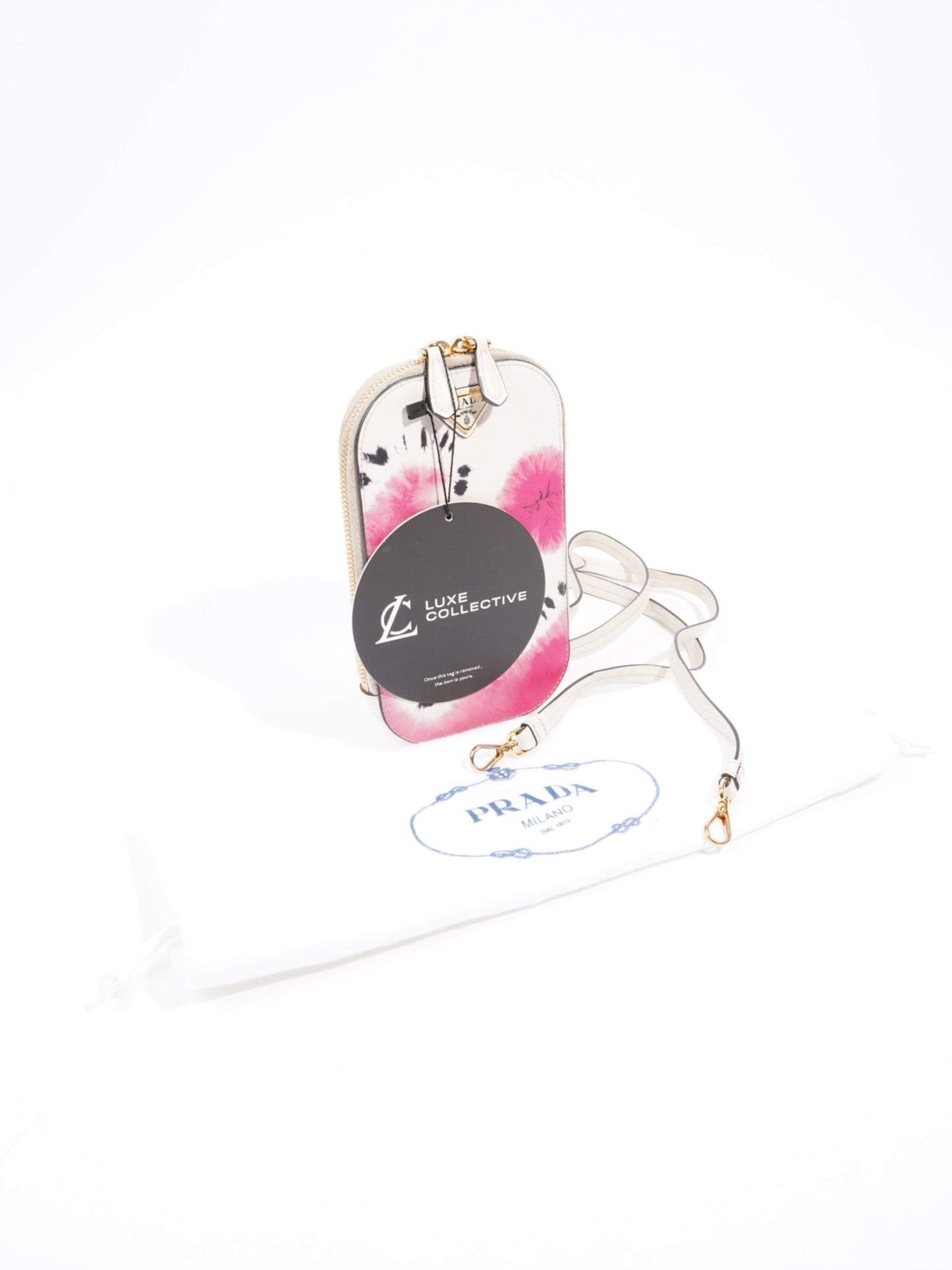 Prada Mini Bag White / Multi Leather