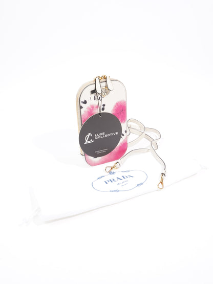 Prada Mini Bag White / Multi Leather
