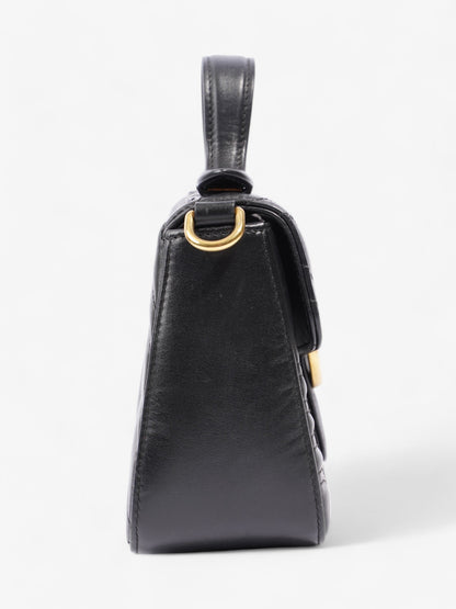 Gucci GG Marmont Mini Top Handle Bag in Quilted Black Leather Black GG Supreme Matelasse Leather Mini
