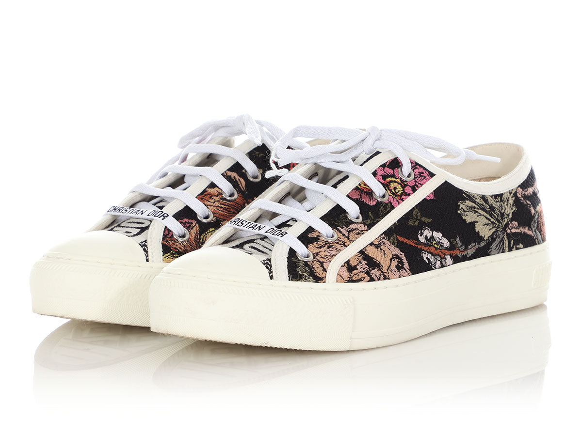 Dior Black and Multicolor Jardin Botanique Walk’N’Dior Sneakers