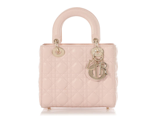 Dior Small Pink Lambskin Lady Dior