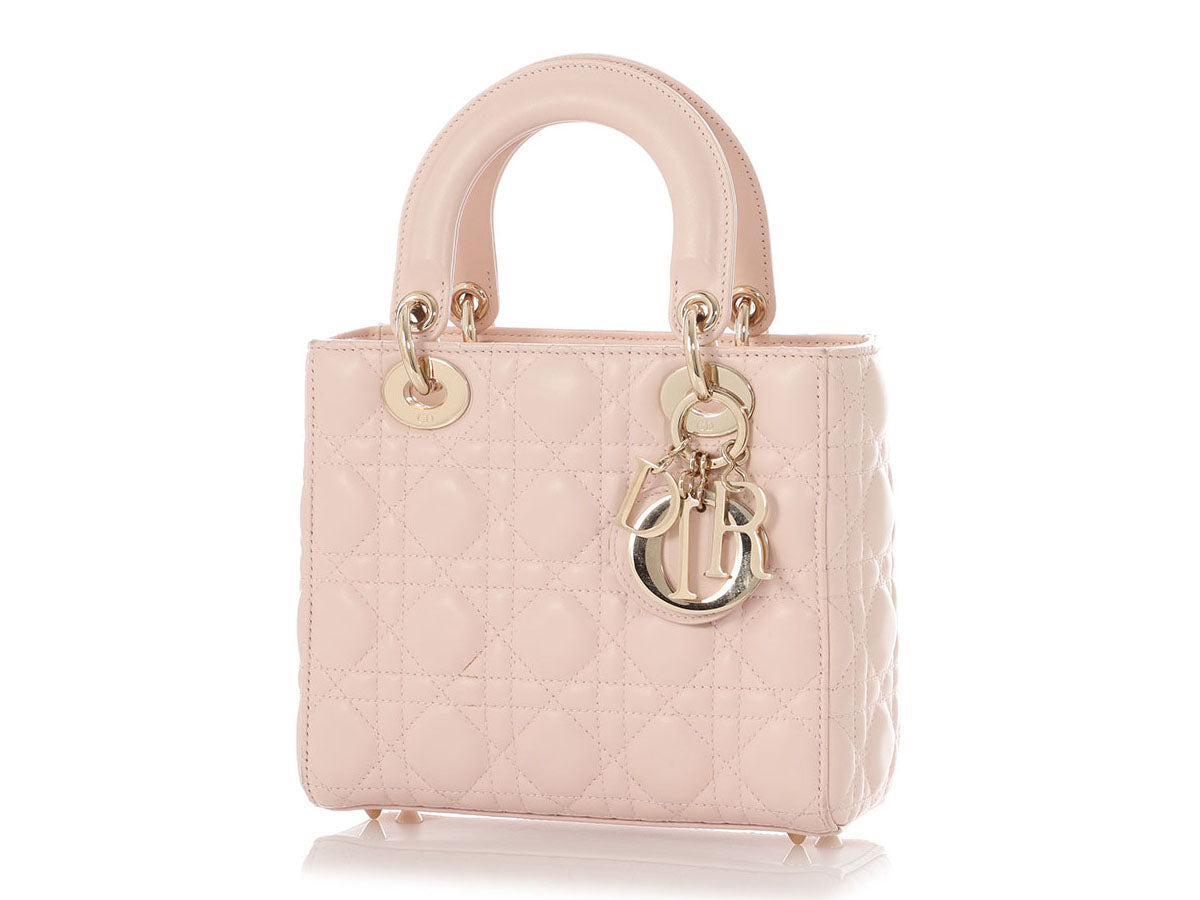Dior Small Pink Lambskin Lady Dior