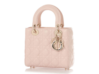 Dior Small Pink Lambskin Lady Dior