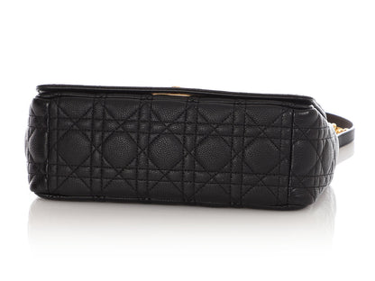 Dior Medium Black Lambskin Caro Bag