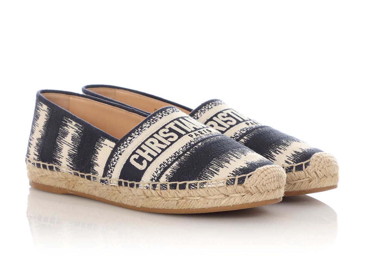 Dior Deep Blue Oblique Espadrilles