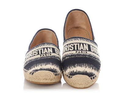 Dior Deep Blue Oblique Espadrilles