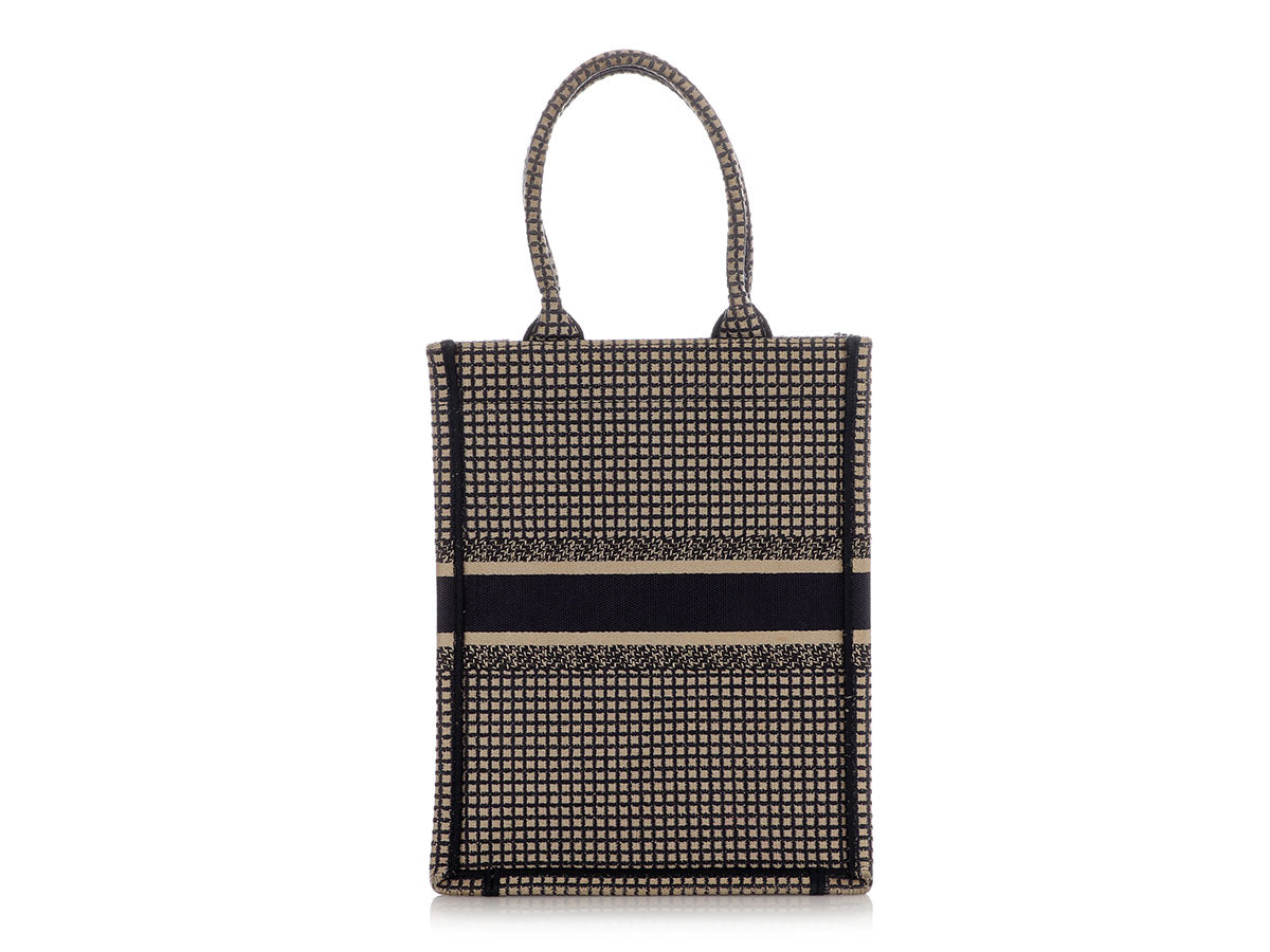 Dior Blue Embroidered La Mort Tarot Vertical Book Tote