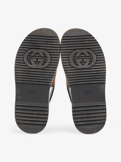 Gucci GG Angelina Platform Sandal GG Supreme / Black Canvas EU 39.5 UK 6.5