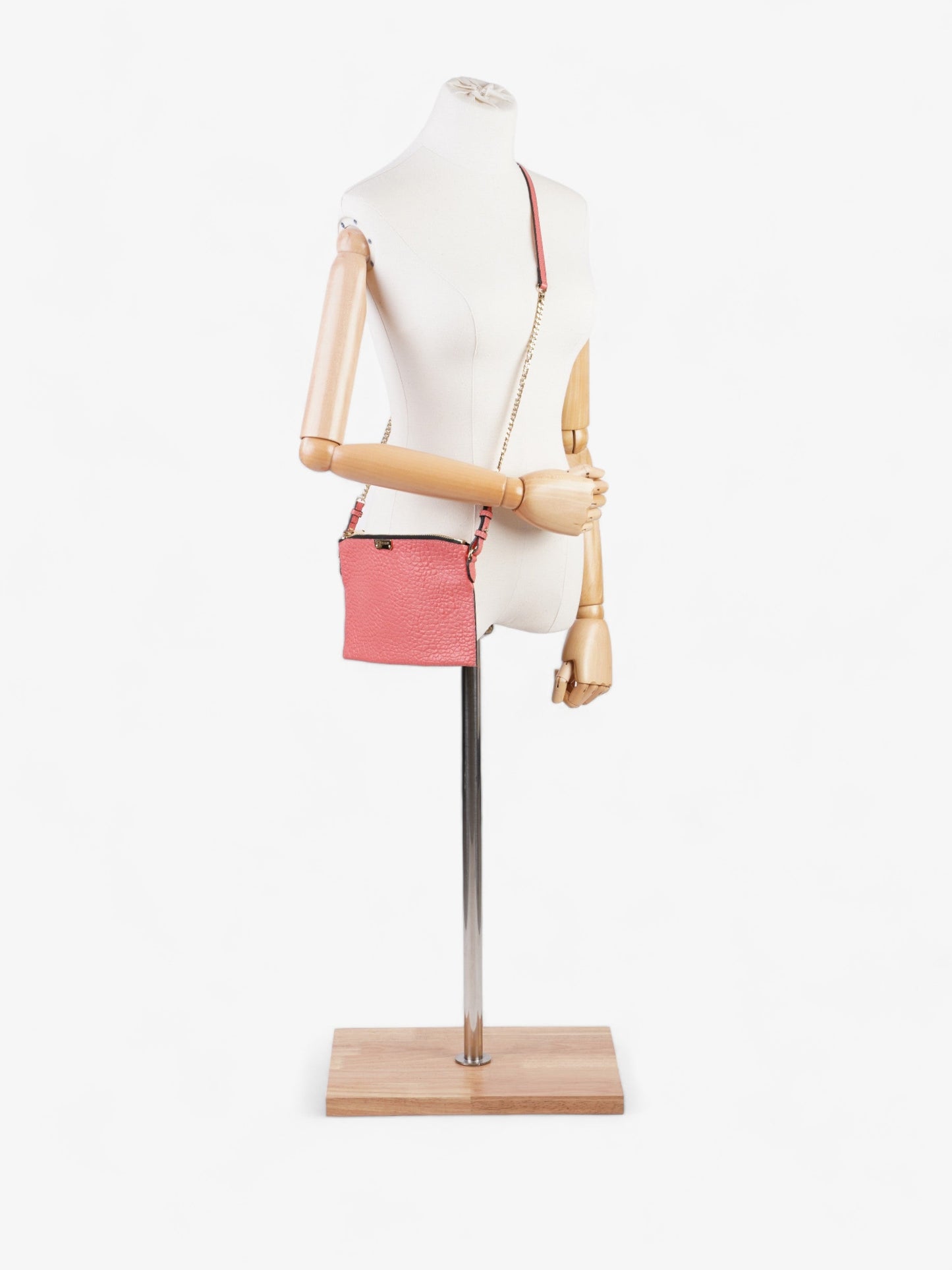 Burberry Chichester Coral Leather