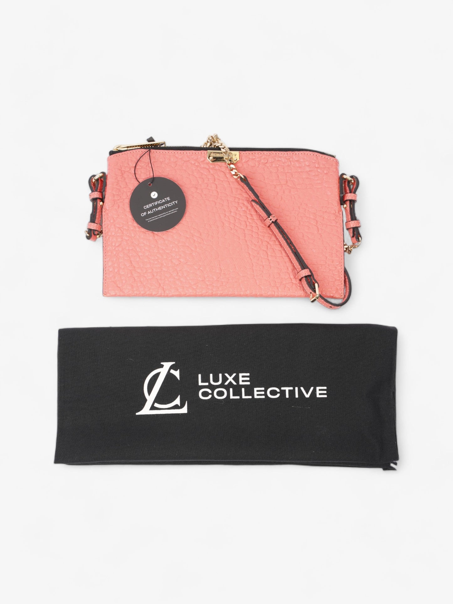 Burberry Chichester Coral Leather