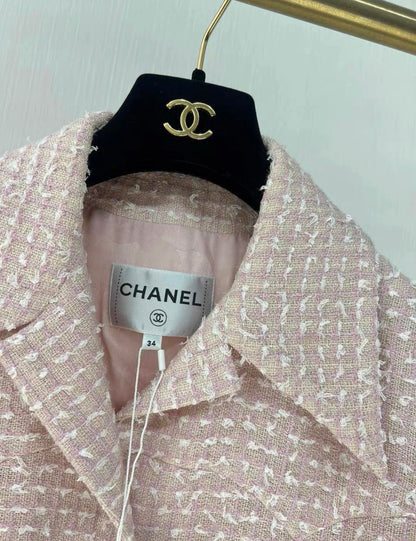 Chanel 24P Pink short sleeve jacket size 34