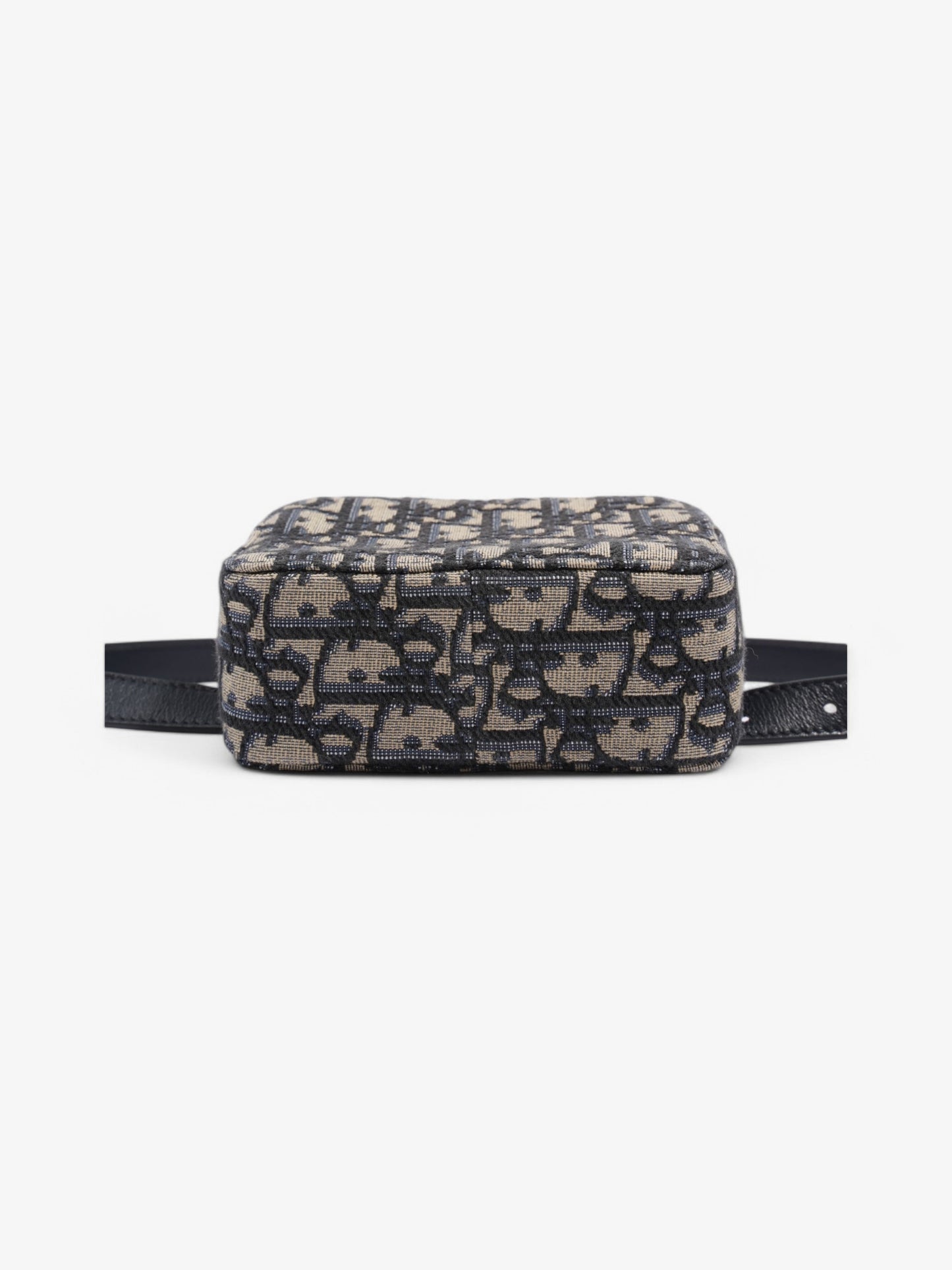 Christian Dior Trotter Belt Bag Blue Oblique Canvas Mini