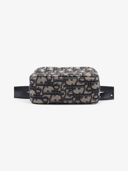 Christian Dior Trotter Belt Bag Blue Oblique Canvas Mini