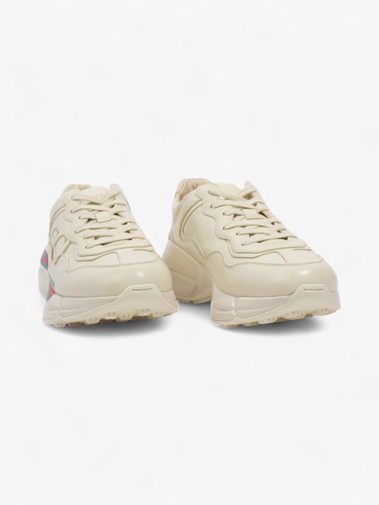 Gucci Rhyton Sneakers Cream / Red / Green Leather EU 39.5 UK 6.5