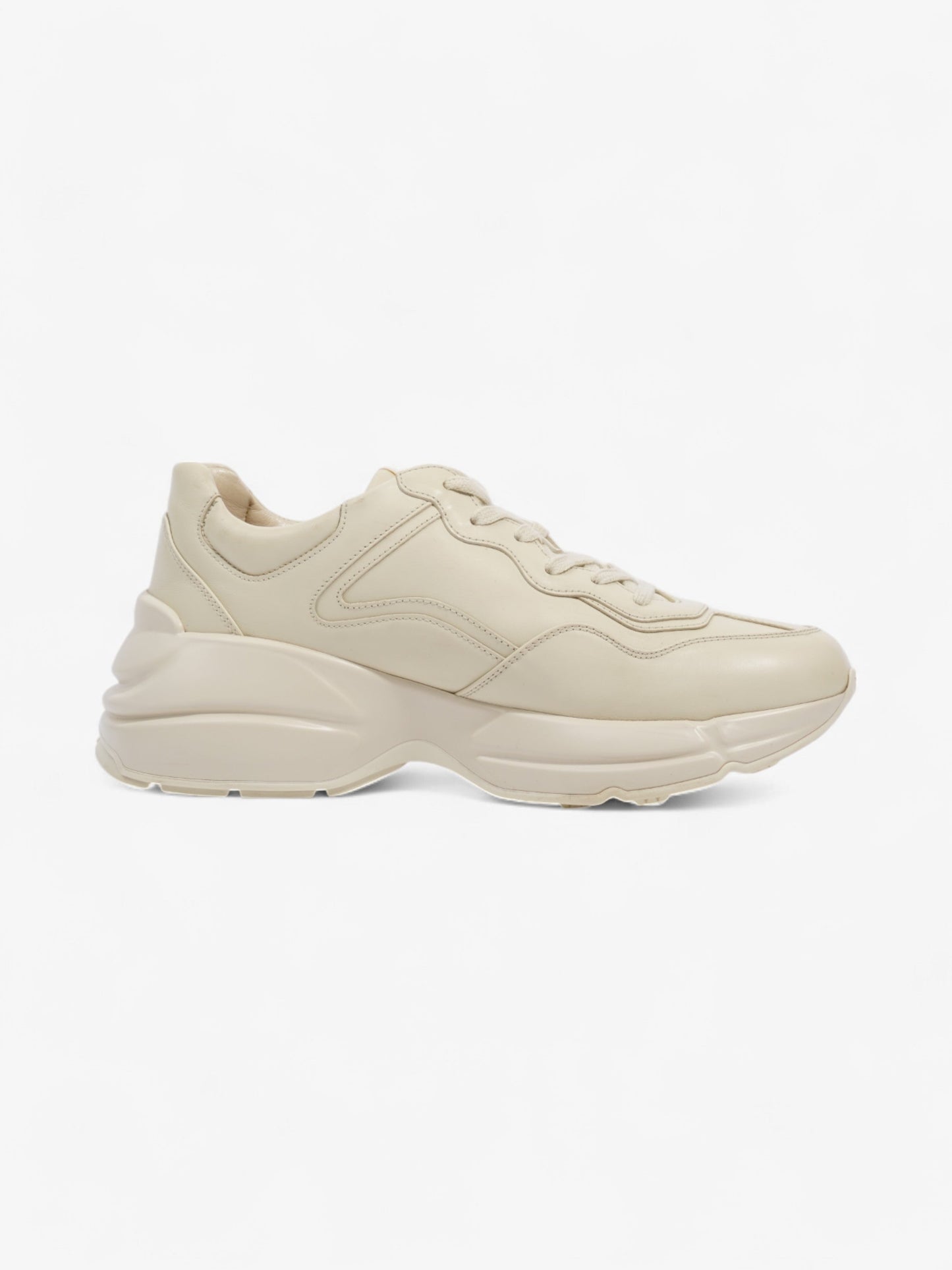 Gucci Rhyton Sneakers Cream / Red / Green Leather EU 39.5 UK 6.5
