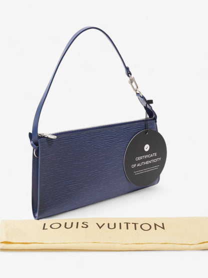 Louis Vuitton Pochette Accessoires Blue Epi Leather