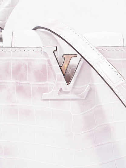 Louis Vuitton Capucines MM Latte Mat Alligator